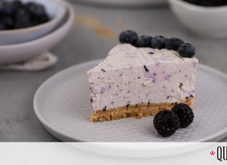 Tάρτα γιαουρτιού με blueberries