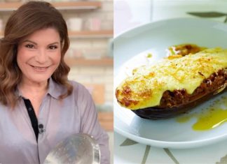 Αργυρώ Μπαρμπαρίγου: Το μυστικό για πεντανόστιμες μελιτζάνες παπουτσάκια στον φούρνο