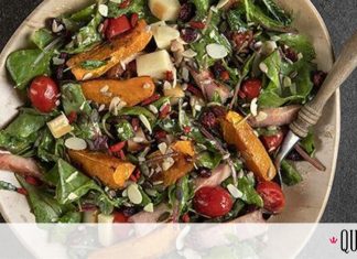 Σαλάτα με κολοκύθα και μπέικον