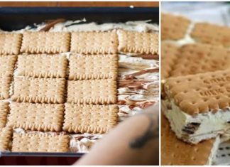 Εύκολη Συνταγή για Πεντανόστιμο Παγωτό Sandwich, έτοιμο σε Λίγα Λεπτά.