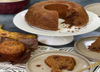 Πανεύκολο και υγιεινό κέικ μπανάνα – σοκολάτα από την Αργυρώ Μπαρμπαρίγου