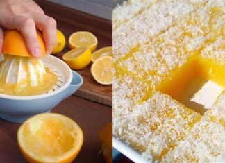 Μαμαδίστικη συνταγή για το πιο εύκολο γλυκό ψυγείου με κρέμα πορτοκαλιού και καρύδα, έτοιμο σε 5 λεπτά