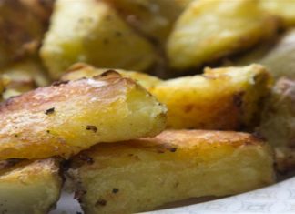 Τραγανές πατάτες φούρνου με νέα τεχνική τριών σταδίων