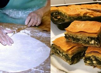 Σπανακόπιτα με σπιτικό φύλλο: Η συνταγή της γιαγιάς για χωριάτικη και τραγανή σπανακόπιτα