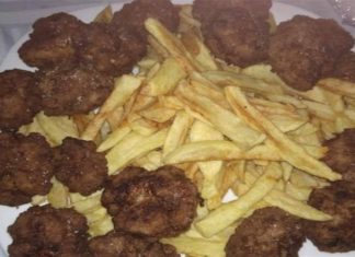 Μυτιληνιοί κεφτέδες με ούζο