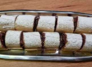 Εύκολη και γρήγορη συνταγή Ρολό με Μερέντα ή αν προτιμάτε με μαρμελάδα!