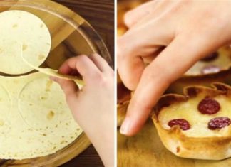 Αυτή η πρωτότυπη συνταγή για μάφιν πίτσας, θα κλέψει τις εντυπώσεις και θα ξετρελάνει τους καλεσμένους σας!