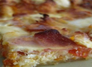 Τάρτα με κοτόπουλο, μπέικον και τυριά σκέτη κόλαση!