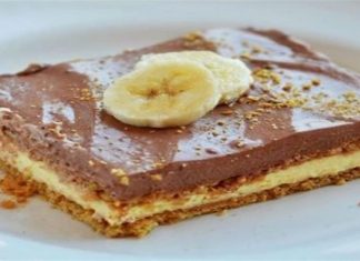 Το πιο εύκολο γλυκό ψυγείου με κρέμα στιγμής και πτι μπερ! (Video)