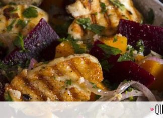 Θες να φας κάτι light για μεσημεριανό; Σαλάτα με κινόα και χαλούμι