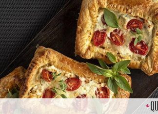 Συνταγή για φωλιές σφολιάτας με ρικότα και ντοματίνια