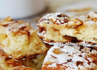 Εύκολο και λαχταριστό κέικ μήλου με μέλι και κανέλα – Χωρίς μίξερ