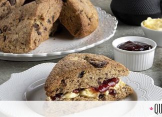 Scones με σοκολάτα και cranberries