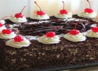 Σοκολατένια τούρτα ψυγείου με σαβουαγιάρ