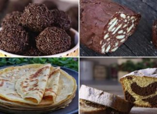 4 συνταγές για την καραντίνα: Κορμός Σοκολάτας, Κρέπες, Τρουφάκια και φυσικά δίχρωμο κέικ