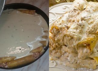 Κανελόνια αλα κρεμ: Εύκολη και γρήγορη συνταγή για λαχταριστά κανελόνια γεμιστά με τυριά και πάριζα