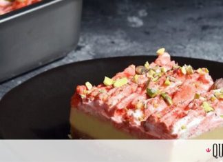 Συνταγή του Άκη Πετρετζίκη για εκμέκ με μελομακάρονα