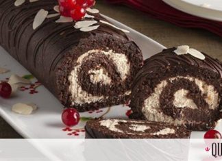 Η συνταγή για τον πιο νόστιμο χριστουγεννιάτικο κορμό με σαντιγί καρύδας