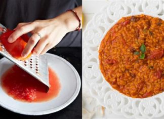 Ντοματόρυζο με βασιλικό και ελιές: Μοναστηριακή νηστίσιμη συνταγή με πλούσιο άρωμα και γεύση