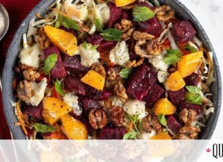 Σαλάτα με παντζάρια και γκοργκοντζόλα από τον Άκη Πετρετζίκη