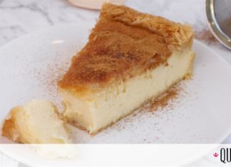 Γαλατόπιτα με φύλλο κρούστας