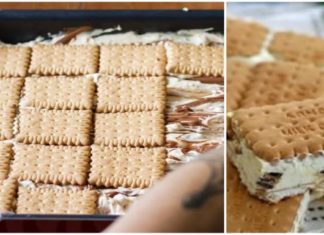 Εύκολη Συνταγή για Πεντανόστιμο Παγωτό Sandwich, έτοιμο σε Λίγα Λεπτά.