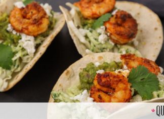 Λαχταριστά τάκος με γαρίδες