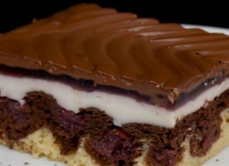 Γρήγορο γλυκό ψυγείου με γάλα και κακάο