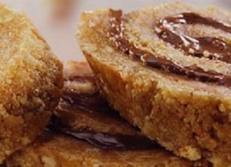 Γλυκιά νοστιμιά: Ψωμί ρολό με μερέντα