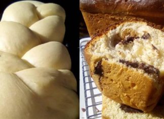 Κέικ σαν τσουρέκι: Μοναδική συνταγή για κέικ με γέμιση μερέντα που γίνεται σκέτος αφρός