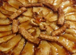 Ανοιχτή μηλόπιτα, τραγανή και ζουμερή