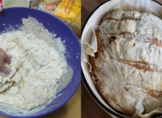 Σπιτική συνταγή για αφράτο ψωμί στη γάστρα χωρίς ζύμωμα, πιο νόστιμο και από ξυλόφουρνο