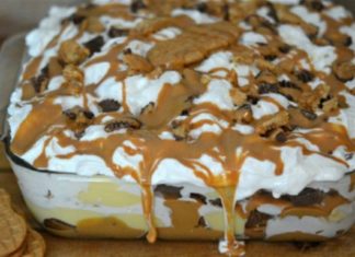 Μπισκοτογλυκό ψυγείου με μπισκότα βουτύρου – Γλυκιά “βόμβα”