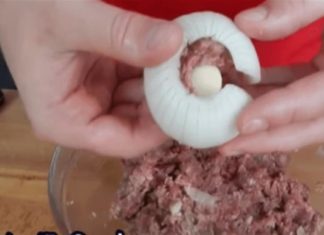 Γέμισε ένα κρεμμύδι με κιμά και πρόσθεσε τυρί…Θα σας τρέξουν τα σάλια!