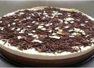 Μπισκοτογλυκό ψυγείου με κρέμα βανίλια και σοκολάτα!