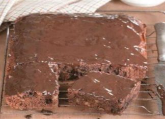 Νηστίσιμο κέικ σοκολάτας με πορτοκάλι και κανέλα