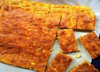 Τυρόπιτα ταψιού χωρίς φύλλο με αλεύρι που φουσκώνει μόνο του!