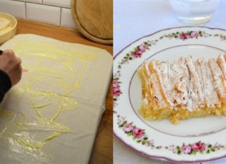 Εύκολη και τραγανή μπουγάτσα στιγμής με ζαχαρούχο γάλα, έτοιμη σε 10 λεπτά