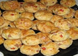 Μπισκοτομπαλάκια με αλλαντικά και τυριά σκέτος αφρός!