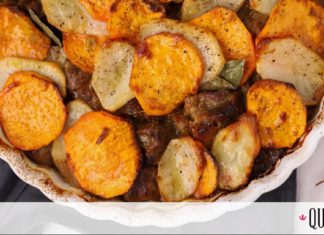 Χοιρινό με γλυκοπατάτες στο φούρνο