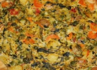 Ανοιχτή πίτα λαχανικών με λεμόνι της Βέφας Αλεξιάδου