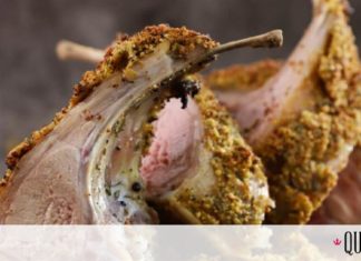 Αρνίσια παϊδάκια με κρούστα φιστικιού