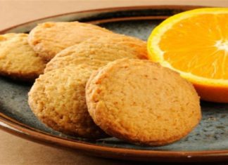 Τραγανά μπισκότα πορτοκαλιού χωρίς μίξερ