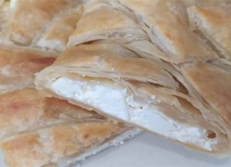 Τυρόπιτα κοτσίδα με φύλλο σφολιάτας και άλλα 3 υλικά