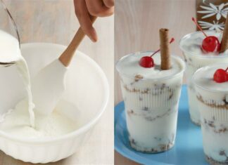 Συνταγή με 4 υλικά για γλυκό ψυγείου στο ποτήρι έτοιμο στο «πι και φι»