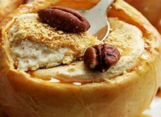 Πεντανόστιμα ψητά μήλα με τυρί κρέμα!