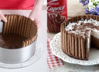 Αφράτη και σοκολατένια φωλιά από caprice που γίνεται πανεύκολα και θα λατρέψουν μικροί και μεγάλοι