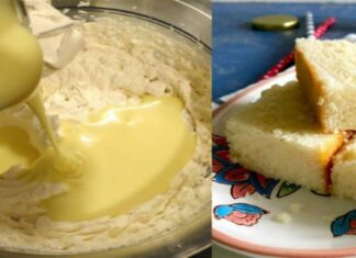 Κέικ με ζαχαρούχο γάλα και 4 ακόμη υλικά – Έτοιμο σε 35 λεπτά