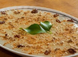 Μαεριά με κανέλα από την Κω – Κρεμώδες παραδοσιακό γλυκό από τα χεράκια της Αργυρώ Μπαρμπαρίγου