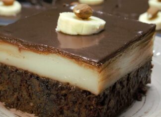 Πάστα ταψιού με σοκολατένια μους και γλάσο μπανάνας: Ίσως το πιο νόστιμο γλυκό που μπορείτε να φτιάξετε